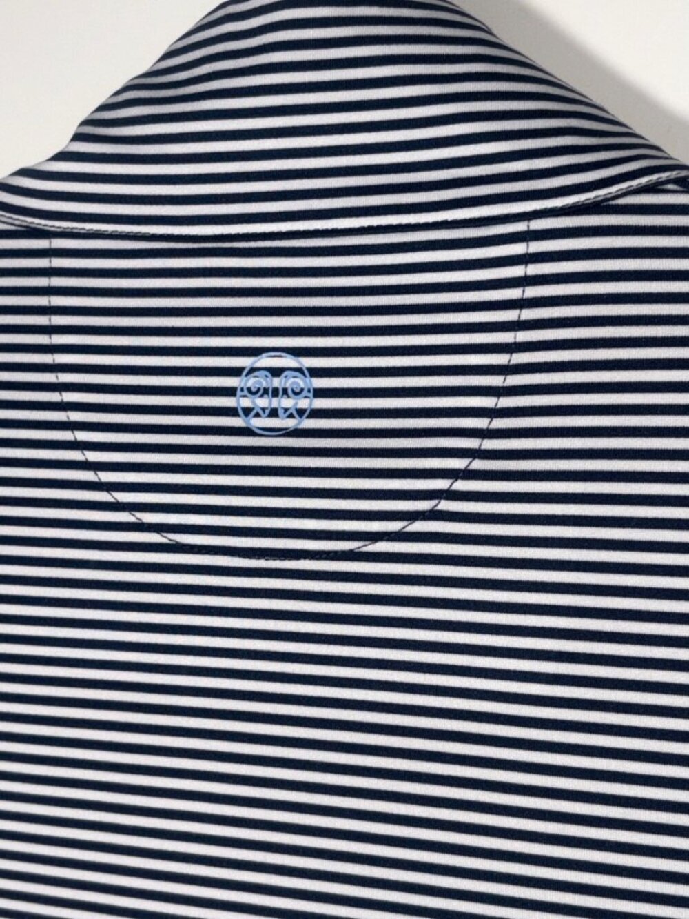 Women's Long-Sleeve Striped Quarter-Zip Performance Top - Black & White - Picture 2 of 11